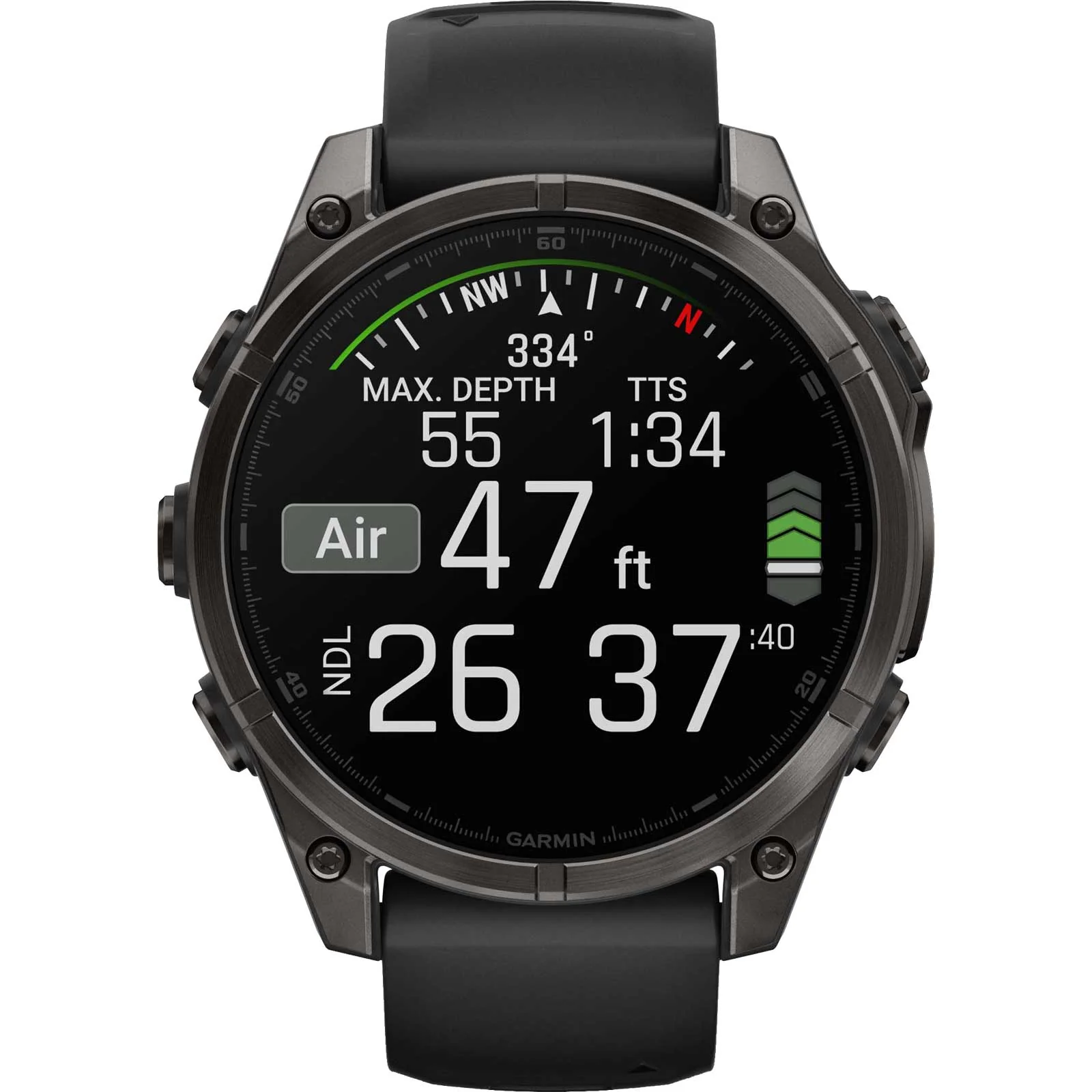 Garmin Fenix 8 Sapphire AMOLED 47mm GPS Smartwatch Carbon Grey Titanium - Pristine - Image 10