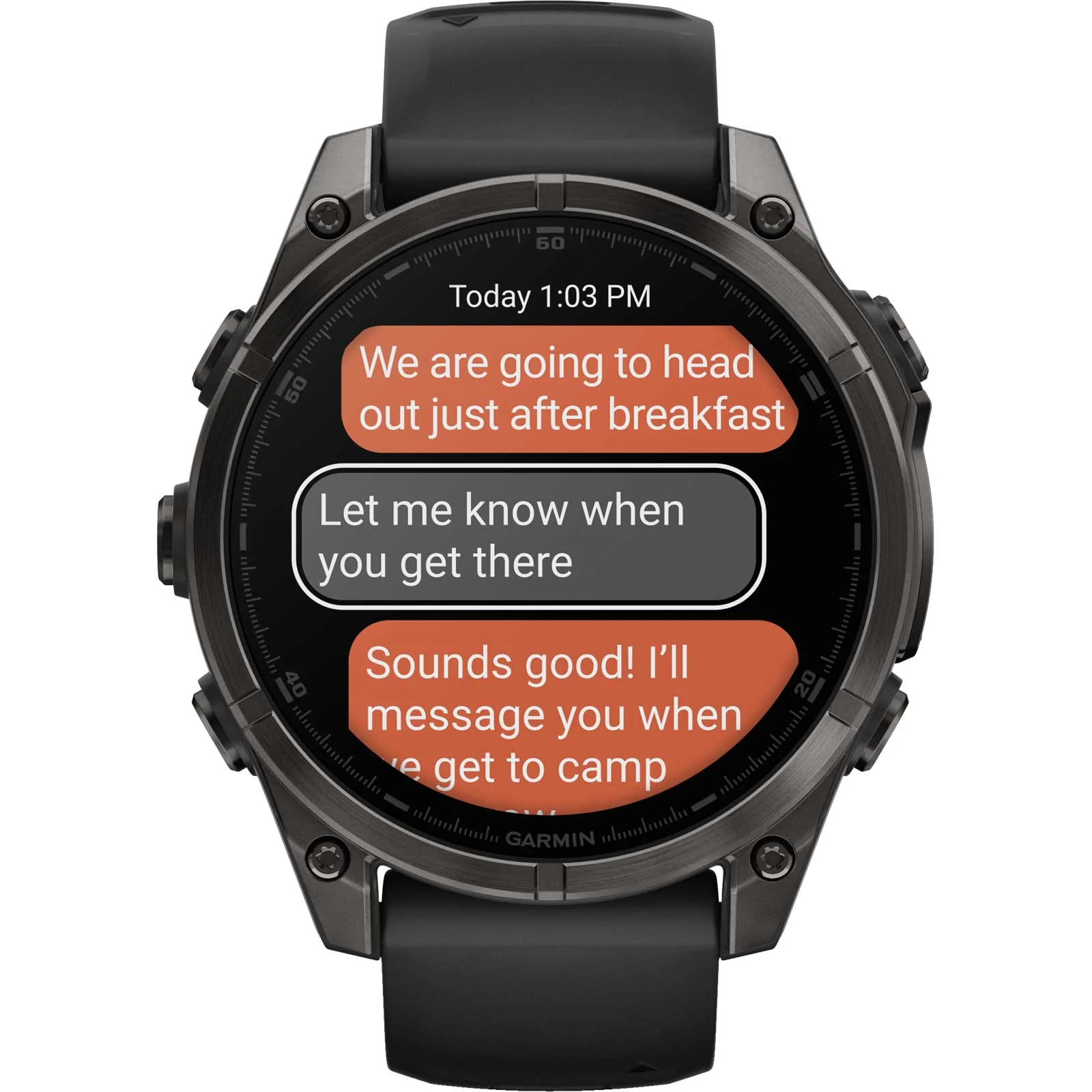 Garmin Fenix 8 Sapphire AMOLED 47mm GPS Smartwatch Carbon Grey Titanium - Pristine - Image 11
