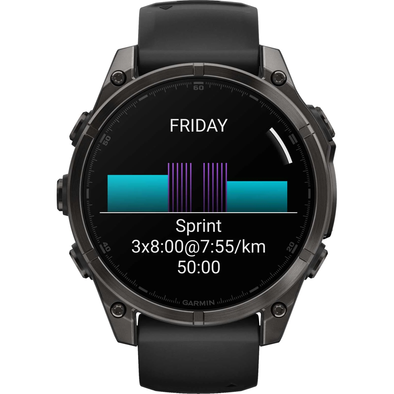 Garmin Fenix 8 Sapphire AMOLED 47mm GPS Smartwatch Carbon Grey Titanium - Pristine - Image 14
