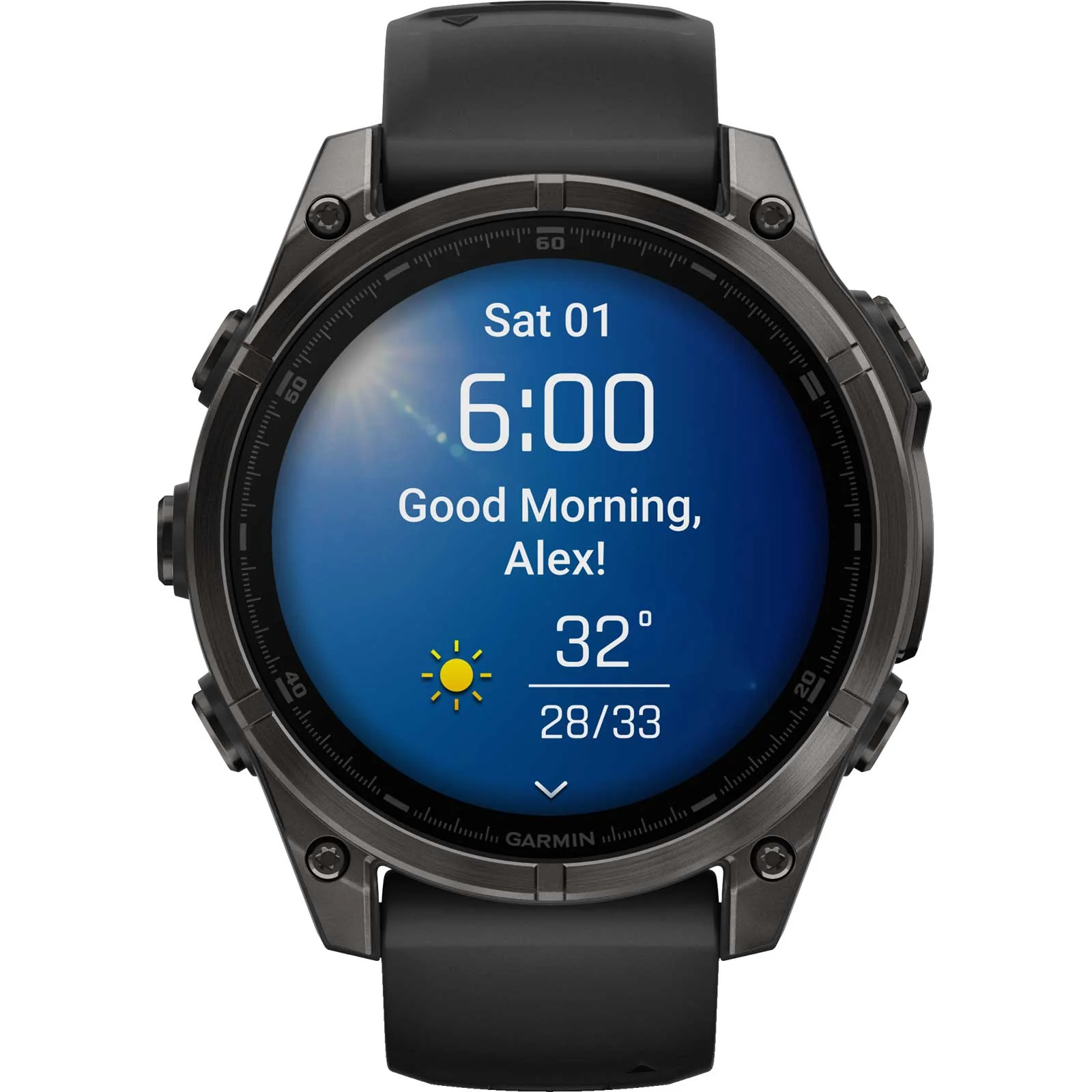 Garmin Fenix 8 Sapphire AMOLED 47mm GPS Smartwatch Carbon Grey Titanium - Pristine - Image 15