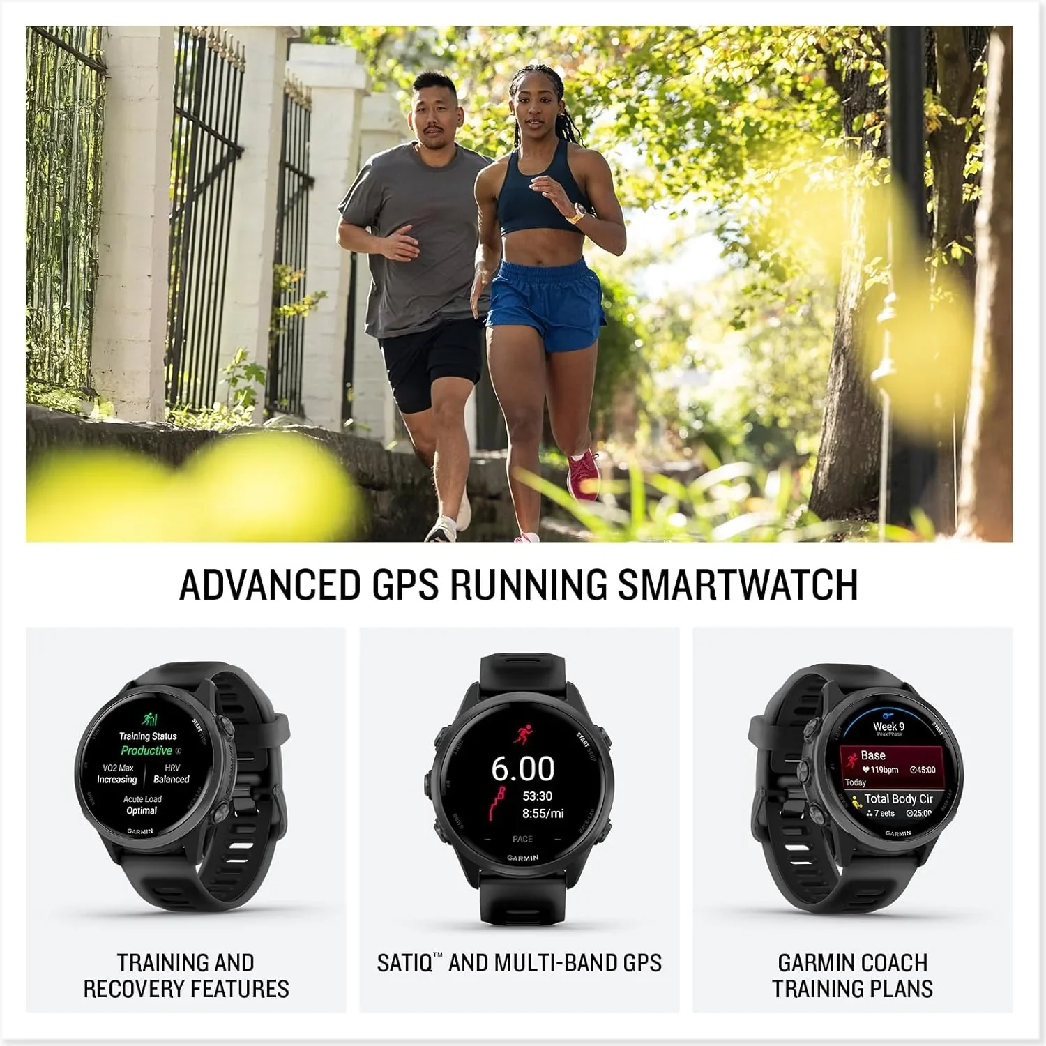Garmin Forerunner 570 42mm GPS Smartwatch Slate Grey/Black – Good - Image 7