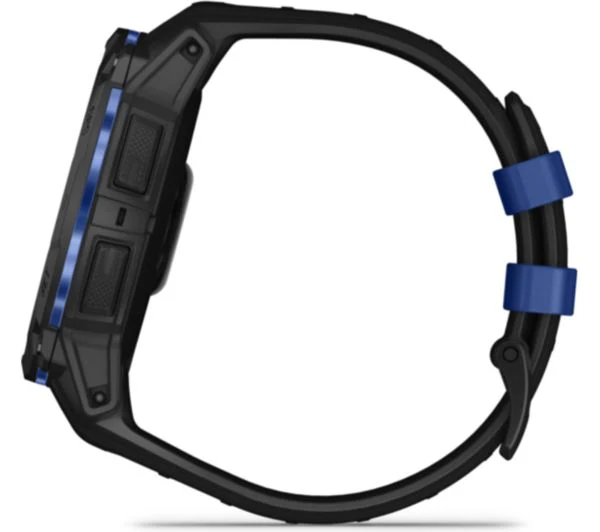 GARMIN Instinct 3 AMOLED Smart Watch - 50mm, Black with Bolt Blue Silicone Band - Good - Image 6