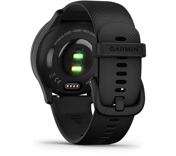Garmin vívomove Sport Hybrid Smartwatch – Black Silicone Strap – Good - Image 6