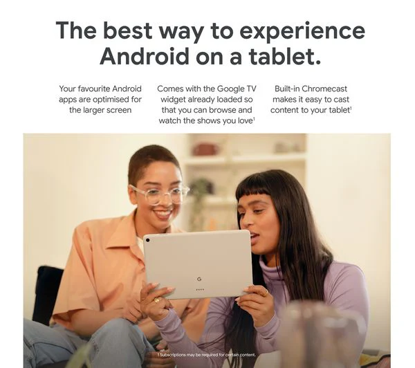 GOOGLE Pixel 11" Tablet & Speaker Dock Bundle - 256 GB, Porcelain - Pristine - Image 5