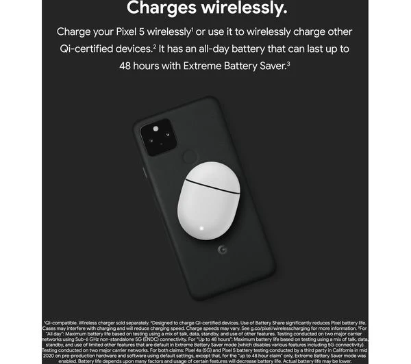 GOOGLE Pixel 5 - 128 GB, Just Black - Good - Image 4