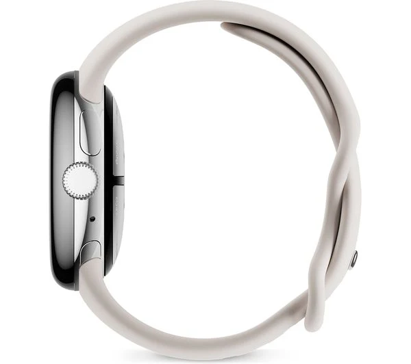 GOOGLE Pixel Watch 2 4G with Google Assistant - Silver, Porcelain Strap - Very Good - Image 4