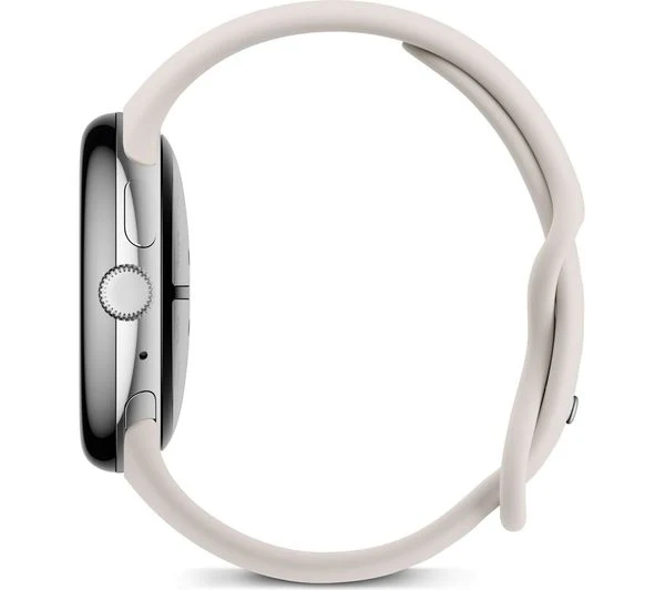 GOOGLE Pixel Watch 3 4G LTE - Silver, Porcelain Band, 45mm - Very Good - Image 3