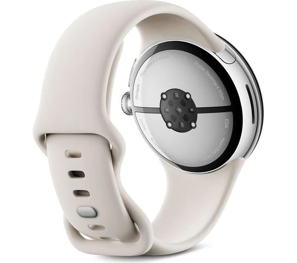 GOOGLE Pixel Watch 3 4G LTE - Silver, Porcelain Band, 45mm - Very Good - Image 4