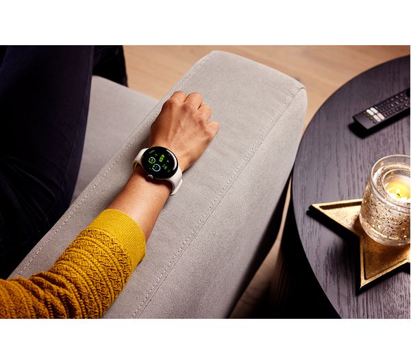 GOOGLE Pixel Watch 3 4G LTE - Silver, Porcelain Band, 45mm - Very Good - Image 6