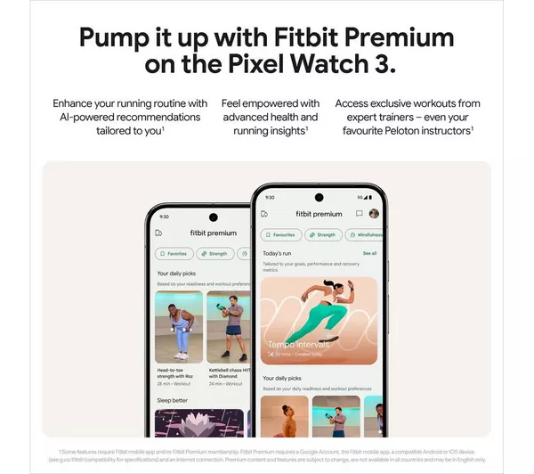 GOOGLE Pixel Watch 3 WiFi - Black, Obsidian Band, 41mm - Pristine - Image 6