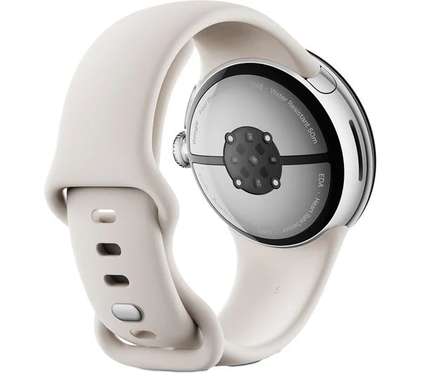 GOOGLE Pixel Watch 3 WiFi - Silver, Porcelain Band, 41mm - Pristine - Image 4