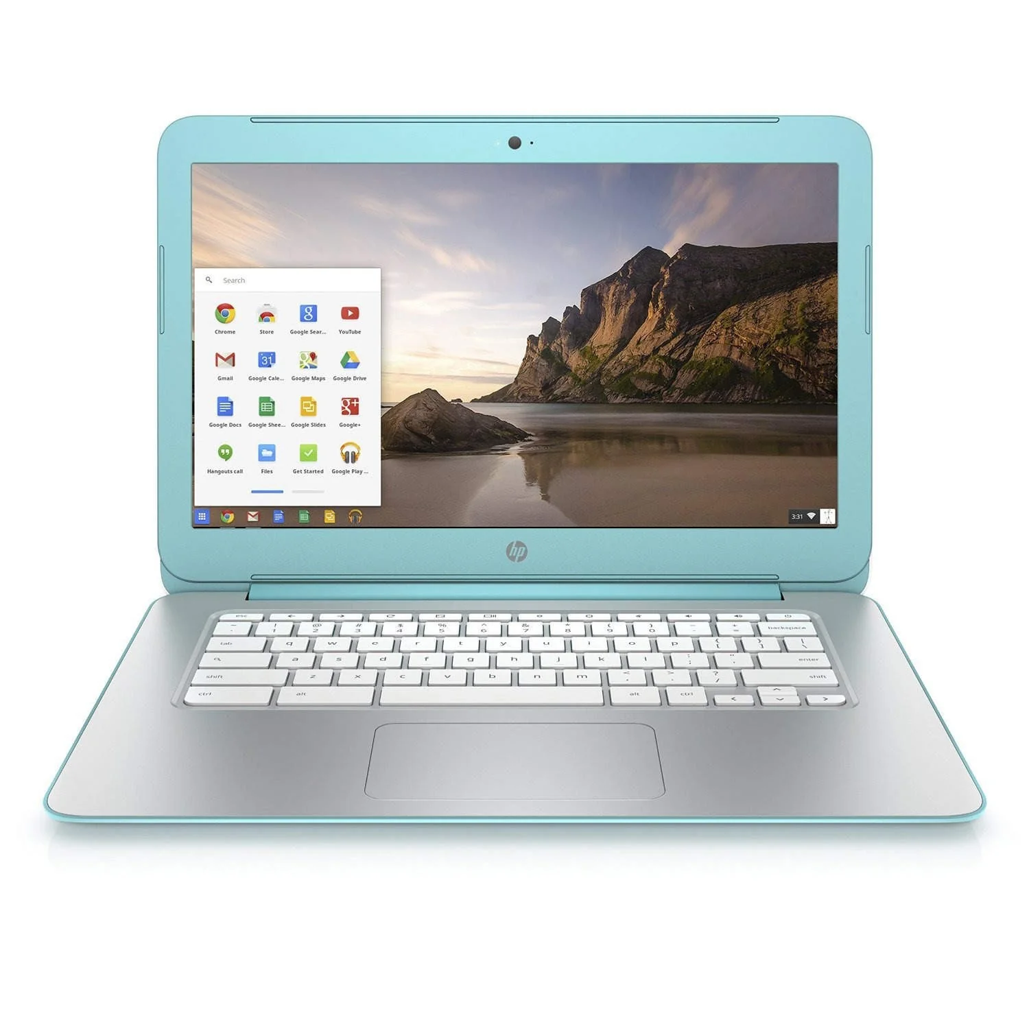 HP Chromebook 14-x050na Turquoise NVIDIA Tegra K1 2GB 16GB 14 Inch Google Chrome OS Laptop - Good