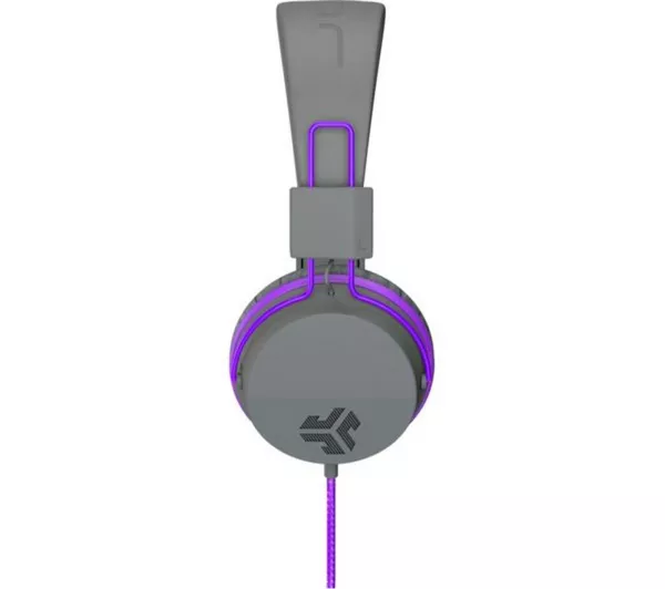 JLab JBuddies Kids Headphones - Grey/ Purple - Image 3
