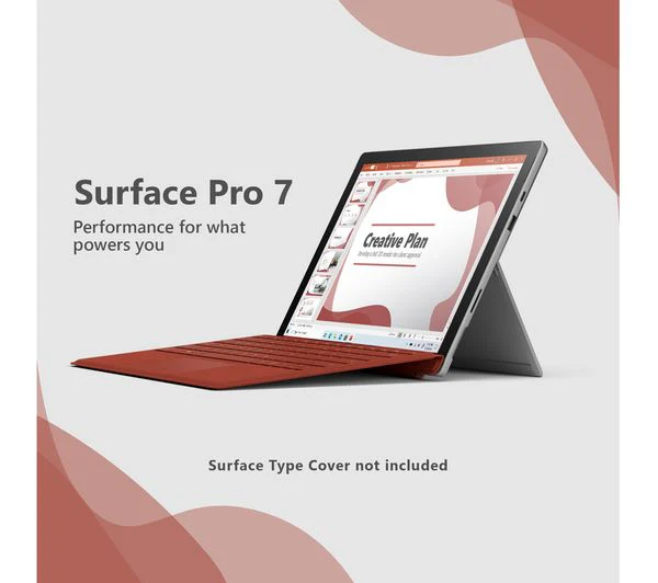 MICROSOFT 12.3" Surface Pro 7 - Intel® Core™ i3, 4GB RAM, 128GB SSD, Platinum - Pristine - Image 6