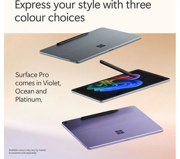 MICROSOFT 12" Surface Pro, Copilot+ PC - Snapdragon X Plus, 16GB RAM, 256GB SSD, Platinum - Pristine - Image 12