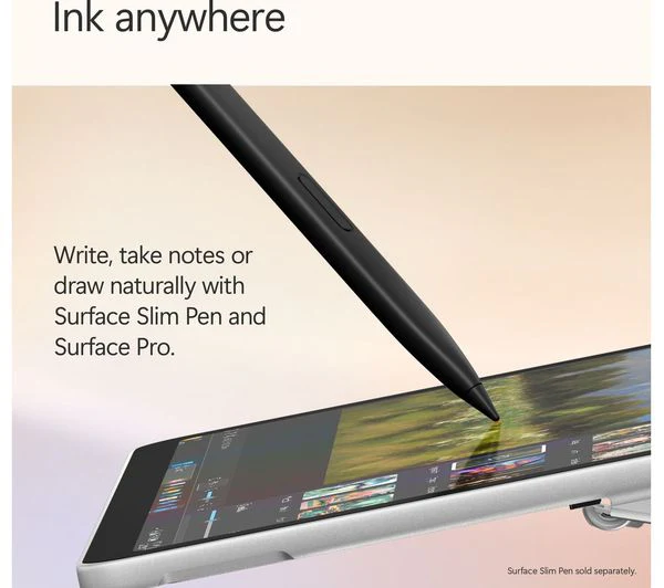 MICROSOFT 12" Surface Pro, Copilot+ PC - Snapdragon X Plus, 16GB RAM, 256GB SSD, Platinum - Pristine - Image 6
