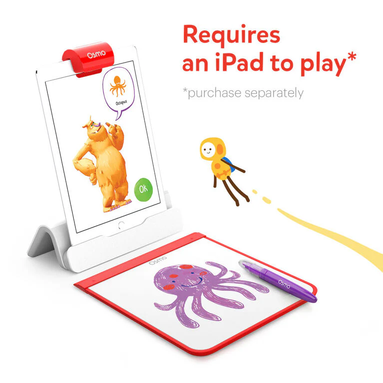 Osmo - Creative Starter Kit for iPad - 3 Educational Learning Games (Osmo Base Included) - Image 3