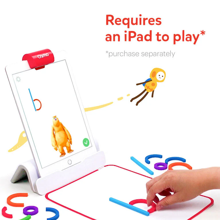 Osmo - Little Genius Starter Kit for iPad - 4 Educational Learning Games - Ages 3-5 - Phonics and Creativity - (Osmo - iPad Base Included) - Image 3