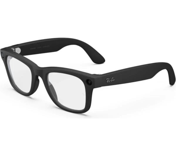 RAY-BAN Meta Wayfarer (Gen 2) Glasses - Matte Black with Clear Lenses - Pristine