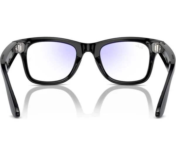 RAY-BAN Meta Wayfarer Glasses - Shiny Black, Clear - Good - Image 7