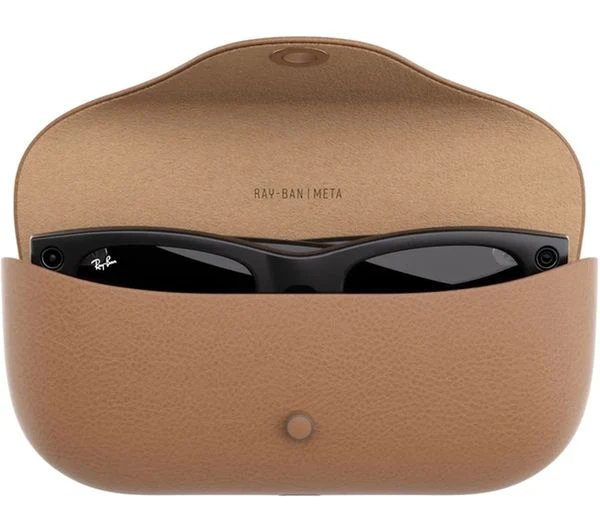 RAY-BAN Meta Wayfarer Glasses - Shiny Black, G15 Green - Good - Image 3