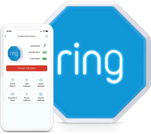 RING Alarm Outdoor Siren Smart Alarm - Pristine - Image 4