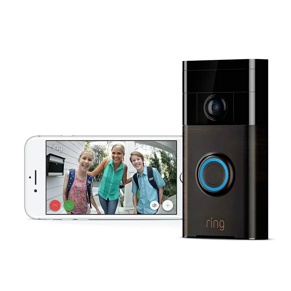 Ring Battery Video Doorbell 2nd Gen Venetian Bronze - Pristine - Image 4