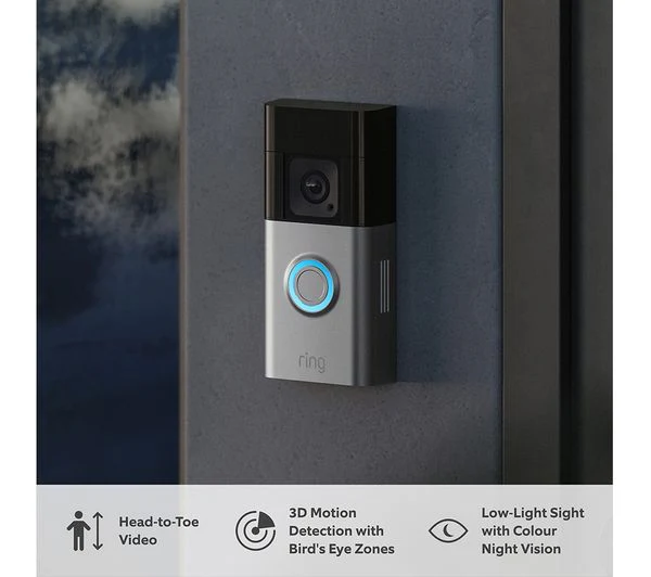 RING Battery Video Doorbell Pro - Nickel - Pristine - Image 8