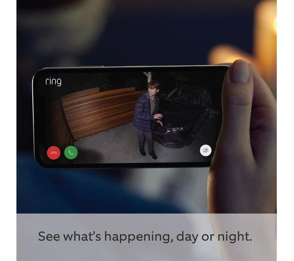 RING Spotlight Cam Plus Battery Full HD 1080p WiFi Security Camera - Black - Pristine - Image 7