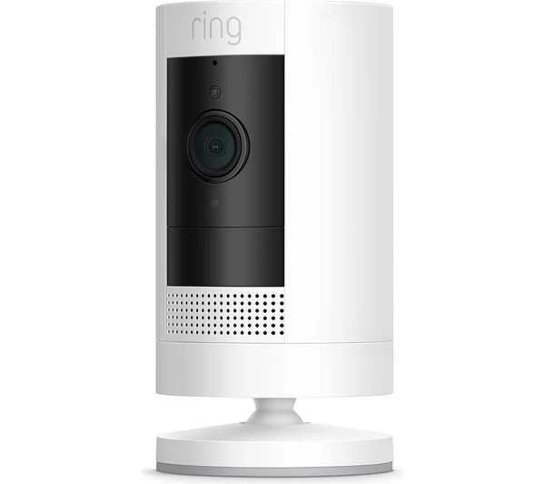 Ring Stick Up Cam Battery White Wireless Security Camera - Good - Image 2