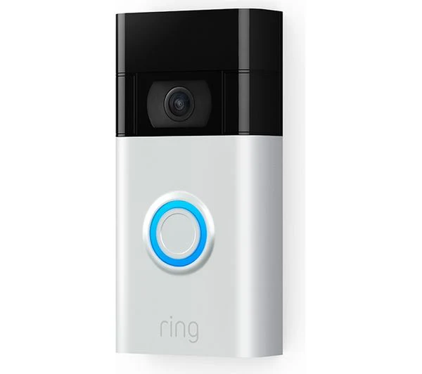 RING Video Doorbell (2nd Gen) - Satin Nickel - Good - Image 2