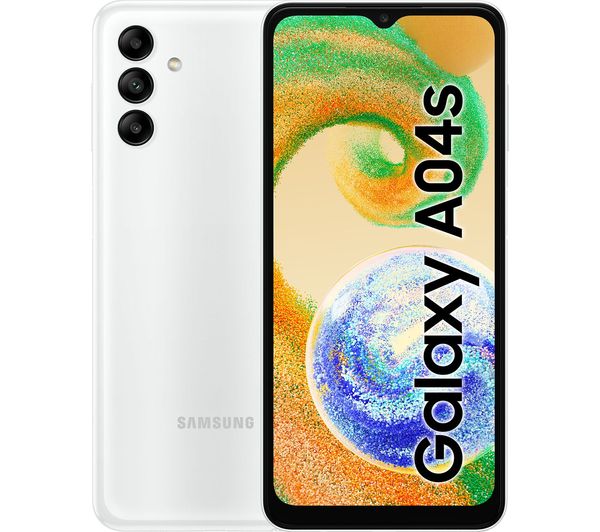 SAMSUNG Galaxy A04s - 32GB, White - Pristine
