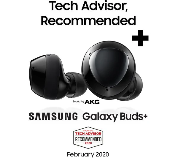 SAMSUNG Galaxy Buds+ Wireless Bluetooth Earphones - Black - Acceptable - Image 3