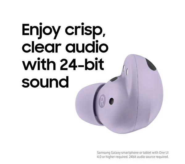 SAMSUNG Galaxy Buds2 Pro Wireless Bluetooth Noise-Cancelling Earbuds - Bora Purple - Pristine - Image 5