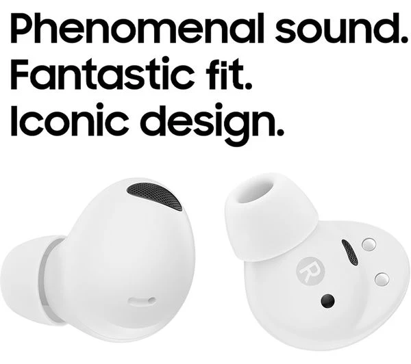 SAMSUNG Galaxy Buds2 Pro Wireless Bluetooth Noise-Cancelling Earbuds - White - Pristine - Image 5