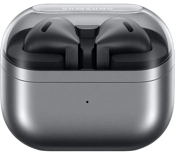 SAMSUNG Galaxy Buds3 Wireless Bluetooth Noise-Cancelling Earbuds - Silver - Pristine - Image 3