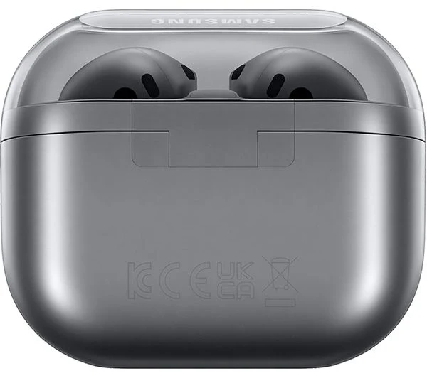SAMSUNG Galaxy Buds3 Wireless Bluetooth Noise-Cancelling Earbuds - Silver - Pristine - Image 6