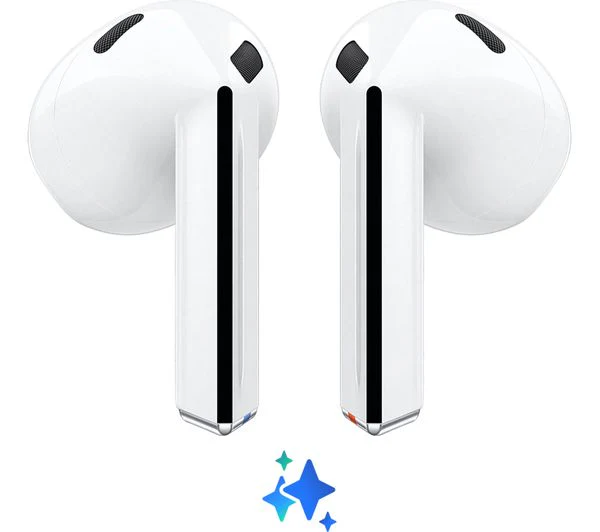 SAMSUNG Galaxy Buds3 Wireless Bluetooth Noise-Cancelling Earbuds - White - Pristine - Image 3
