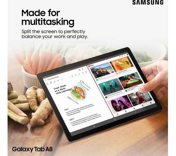 SAMSUNG Galaxy Tab A8 10.5" Tablet - 32 GB, Silver - Good - Image 6