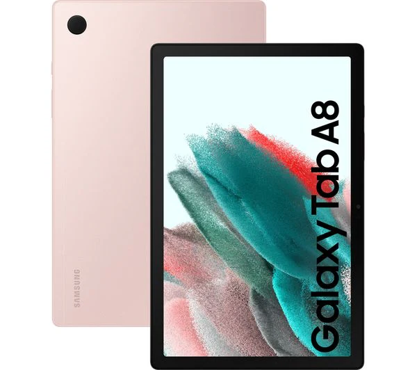 SAMSUNG Galaxy Tab A8 10.5" Tablet - 32 GB, Wi-Fi, Pink Gold - Very Good