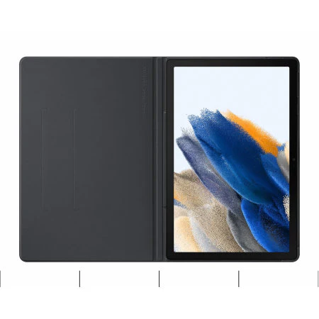 Samsung Galaxy Tab A8 Book Cover Case - Dark Grey - Image 2
