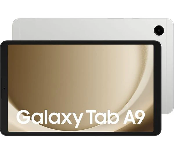 SAMSUNG Galaxy Tab A9 8.7" 4G Tablet - 64 GB, Silver - Pristine