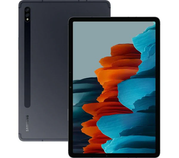 SAMSUNG Galaxy Tab S7 11" 4G Tablet - 128GB, Mystic Black - Pristine