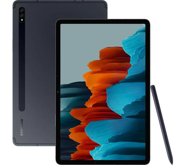 SAMSUNG Galaxy Tab S7 11" Tablet - 256GB, Mystic Black - Pristine