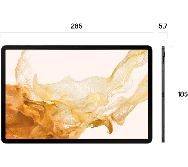 SAMSUNG Galaxy Tab S8 Plus 12.4" Tablet - 128 GB, Graphite - Good - Image 5