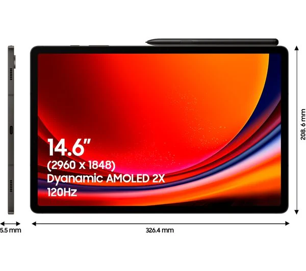 SAMSUNG Galaxy Tab S9 Ultra 14.6" Tablet - 1 TB, Graphite - Pristine - Image 2