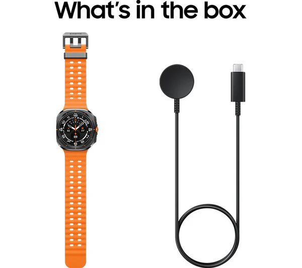 SAMSUNG Galaxy Watch Ultra LTE - Titanium Grey & Orange, 47mm - Good - Image 12
