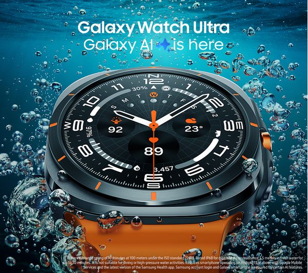 SAMSUNG Galaxy Watch Ultra LTE - Titanium Grey & Orange, 47mm - Good - Image 9