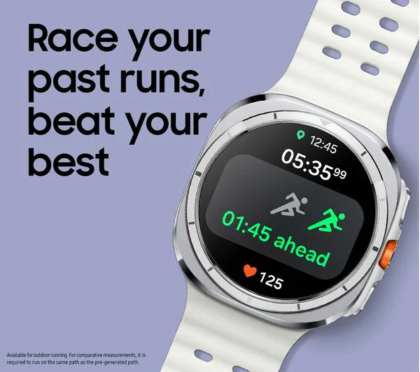 SAMSUNG Galaxy Watch Ultra with Bixby - Titanium White, 47 mm - Pristine - Image 12