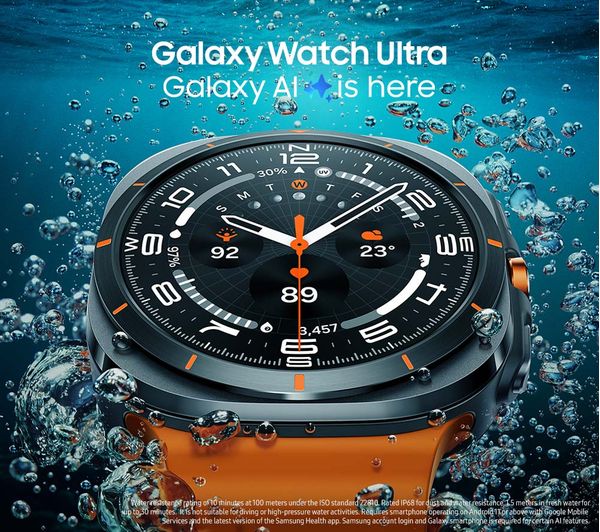 SAMSUNG Galaxy Watch Ultra with Bixby - Titanium White, 47 mm - Pristine - Image 9